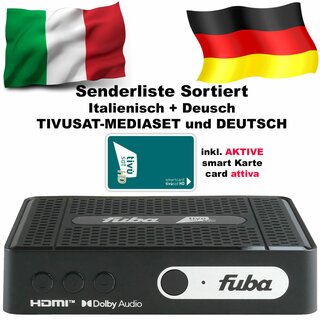 Fuba ODE718 Full HD Sat-Receiver mit Aktiver TIVUSAT Karte Original