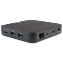 Axas A1 HD 4K UHD Android 10 IP Receiver (Dual-WiFi, LAN, HDMI, USB 2.0, MicroSD, Schwarz)