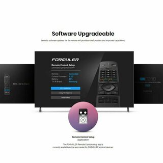Fernbedienung Formuler GTV-BT1 Universal mit Bluetooth-Sprachfernbedienung Schwarz