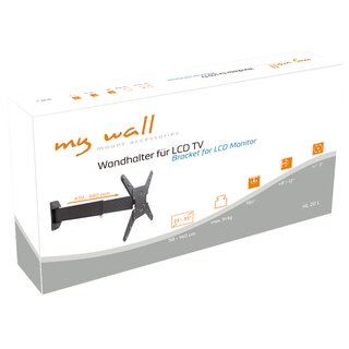 My Wall HL 20 L 23 - 55 (58 - 140 cm) seitlich drehbar: 180° ausziehbar 460 - 680 mm