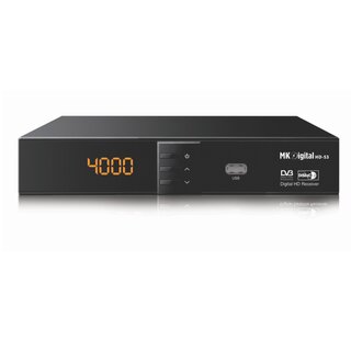 MK Digital HD-S3 1080p FULL HD Sat Receiver Scart, HDMI, EPG USB Mediaplayer