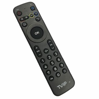 Original Fernbedienung V2 TVIP BT v.5xx v.6xx 7xx mit Bluetooth Funktion Schwarz