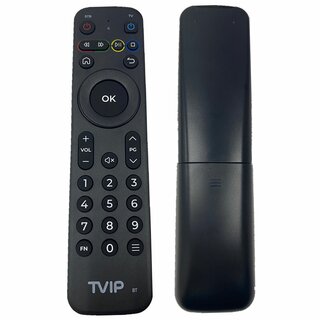 Original Fernbedienung V2 TVIP BT v.5xx v.6xx 7xx mit Bluetooth Funktion Schwarz