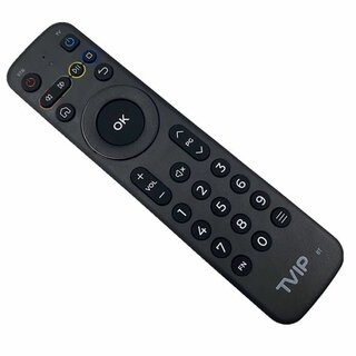 Original Fernbedienung V2 TVIP BT v.5xx v.6xx 7xx mit Bluetooth Funktion Schwarz