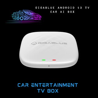 GigaBlue CarPlay AI Box Android 13 TV (UHD 4K, Apple CarPlay, Android Auto, Chromecast, Google Play)