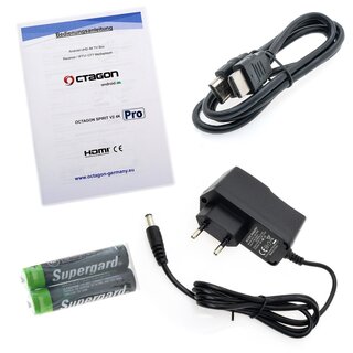 OCTAGON SPIRIT V2 PRO 4K UHD Android 11 IP-Receiver (HDR10+, Dual-WiFi, LAN, Bluetooth, HDMI)