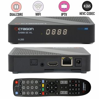 OCTAGON SX888 SE V2 WL (Wifi) IP - HEVC H.265 HD IPTV Set-Top Box