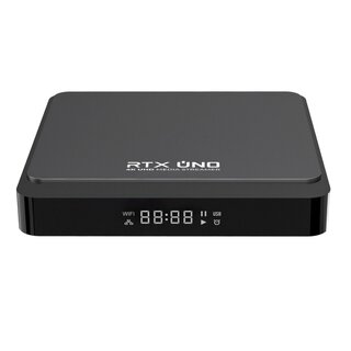 Gloriaforce RTX Uno 4K UHD Android 11 IP-Receiver (HDR10+, Dual-WiFi, LAN, Bluetooth, MicroSD, HDMI)