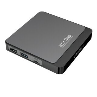 Gloriaforce RTX Uno 4K UHD Android 11 IP-Receiver (HDR10+, Dual-WiFi, LAN, Bluetooth, MicroSD, HDMI)