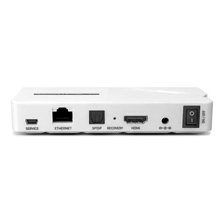 Dreambox Play White UltraHD 4K UHD Android TV 11 IP-Receiver Dual WiFi, LAN, Bluetooth, HDMI
