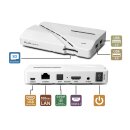 Dreambox Play White UltraHD 4K UHD Android TV 11 IP-Receiver Dual WiFi, LAN, Bluetooth, HDMI