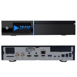 GigaBlue UHD Quad 4K Pro 2x DVB-S2 FBC Linux E2 Receiver (PVR-Ready, WiFi, Gigabit-LAN, Bluetooth)