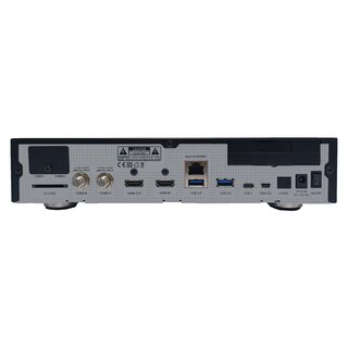 GigaBlue UHD Quad 4K Pro 2x DVB-S2 FBC Linux E2 Receiver (PVR-Ready, WiFi, Gigabit-LAN, Bluetooth)