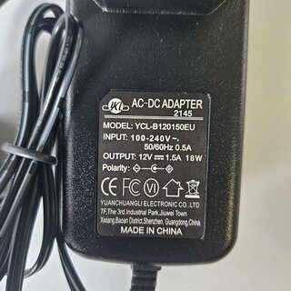 Netzteil Original Octagon / Golden Interstar 12V 1,5A fr SX8 Mini SX88 WL SX88 4K SX88+ SE WL Optima Combo SX89 Alpha X AlphaX Pro usw