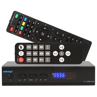 Ankaro DSR 4100 FTA Sat Receiver mit 2 Fernbedienung