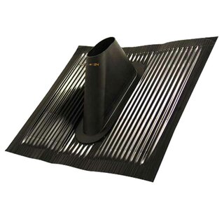 Dachpfanne Dachabdeckung Aluminium schwarz mit Klebestreifen