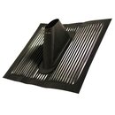 Dachpfanne Dachabdeckung Aluminium schwarz mit Klebestreifen