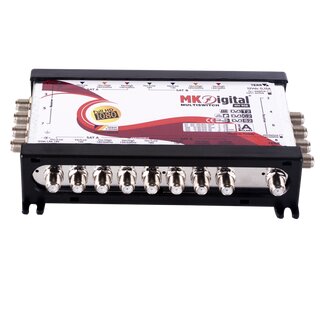MK Digital MV 908 Multischalter, Multiswitch SAT Verteiler 9 auf 8 kaskadierbar