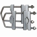 Mastdoppelschelle Mastschelle 2 er SET 17cm verzinkt