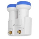 HD Line Monoblock(Astra+Hotbird) Twin LNB 0,1dB,62dB Gewinn,Weiß