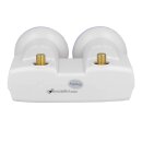 HD Line Monoblock(Astra+Hotbird) Twin LNB 0,1dB,62dB Gewinn,Weiß
