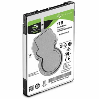 Seagate BarraCuda HDD 2.5 (6,3cm) SATA III 1000GB (1TB) intern ST1000LM048