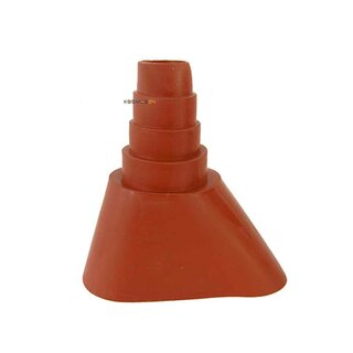 Gummitlle, Manschette Universal rot plastik 42-60 mm