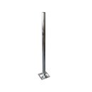 Standfuss Mastfuss Stahl Feuerverzinkt 100cm x 50mm