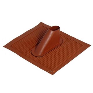 Dachpfanne Dachabdeckung Aluminium rot inkl. Gummi Tlle