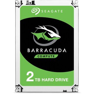 Seagate Barracuda HDD 3,5 (8,9cm) SATA III 2000GB (2TB) Intern