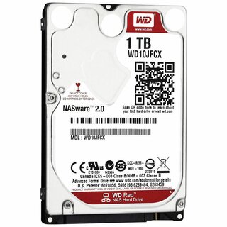 WD-Red  HDD 2,5 (6,3cm) SATA 6Gb/s 1000GB (1TB) Intern WD10JFCX