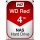 WD-Red  HDD 3,5" 4TB SATA3 5400 256MB WD40EFA