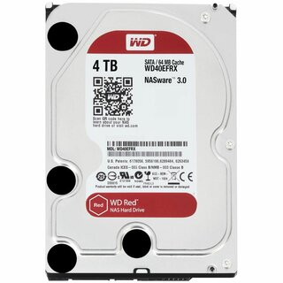 WD-Red HDD 3,5 (8,9cm) SATA3 4000GB (4TB) WD40EFAX 64MB