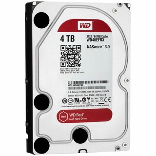 WD-Red HDD 3,5 (8,9cm) SATA3 4000GB (4TB) WD40EFAX 64MB