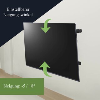 TV Wandhalter Einstellbare, Neigbare und Schwenkbar 40-75 Zoll (100-189cm) bis 45kg