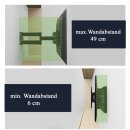 TV Wandhalter Schwenkbar Neigbar 32-70 Zoll (81-178cm) LCD LED Halterung bis 55kg