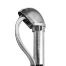 PremiumX SAT Aluminium Mastkappe für Masten 48-52mm mit Kabeleinführung
