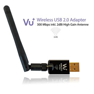 VU+ Wireless USB 2.0 Adapter 300 Mbps inkl. Antenne