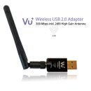 VU+ Wireless USB 2.0 Adapter 300 Mbps inkl. Antenne