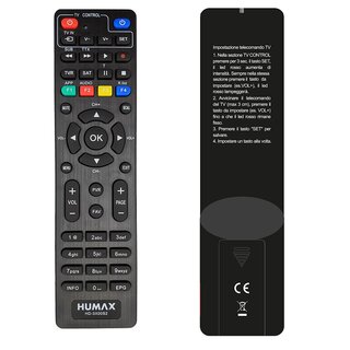 Humax TIVUMAX-HD3801 S2 HEVC HD Tivusat Receiver inkl. Aktive Smartcard