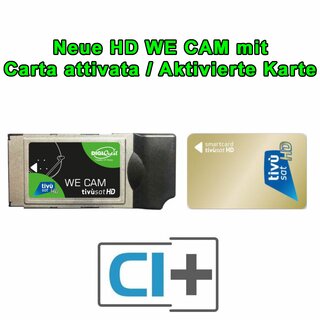 Tivusat WE CAM Digiquest Modul mit Aktivierter tivu Gold Karte