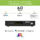 Digiquest AX3 tivusat 4K- Combo- Receiver mit Aktivierter Karte und Android 12