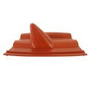 Dachpfanne Dachabdeckung Frankfurter PVC rot