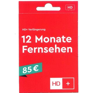 HD-Plus-Verlngerung (Fr 12 Monate & alle HD+ Karten, schneller Mail-Versand)