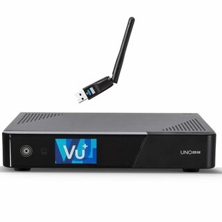 VU+ Uno 4K SE 1x DVB-C FBC + Wifi Antenne Tuner Linux Receiver UHD 2160p