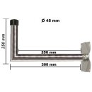 Wand Halter / Winkel Halter 30cm Aluminium-Zink Beschichtetes Stahl