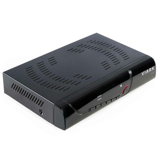 Viark Sat Full HD Sat Receiver H.265 USB LAN WLAN Schwarz