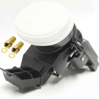 Digiality MB-3 inkl. 60mm Feed + 2x F-stecker GOLD Monoblock Single LNB 3°