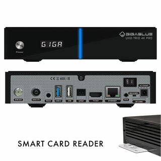 Gigablue UHD TRIO 4K 2160p 1xDVB-S2X MS 1xDVB-C/T2 Tuner E2 Linux