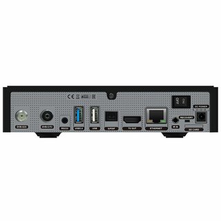 GigaBlue UHD Trio 4K PRO Combo Receiver (1x DVB-S2X, 1x DVB-C/T2, 1200Mbps WiFi, Bluetooth)